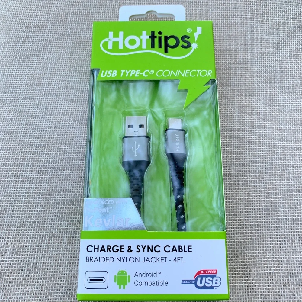 USB Type C Connector Cable 4 Ft Length New in Package